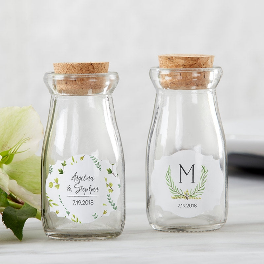 Vintage jar wedding favors!